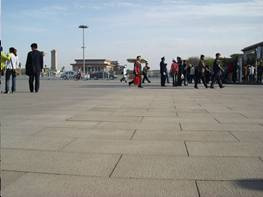 天安門廣場石材試穿“納米防護衣” 天安門廣場石材試穿“納米防護衣”