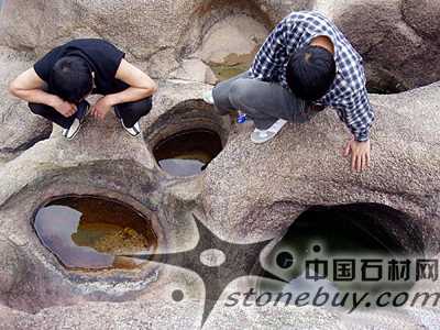 福建漳浦發現“石旋渦”奇觀
