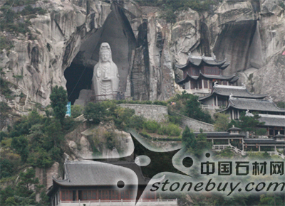 長嶼硐天23米高石雕觀音初顯姿容