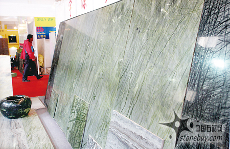 寬甸大型石材新品亮相京城展示