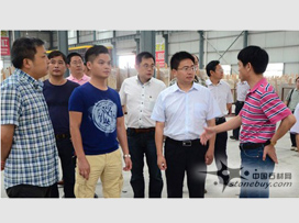 巴中市巴州區委副書記楊波率隊參觀考察中泰石材工業園 巴中市巴州區委副書記楊波率隊參觀考察中泰石材工業園